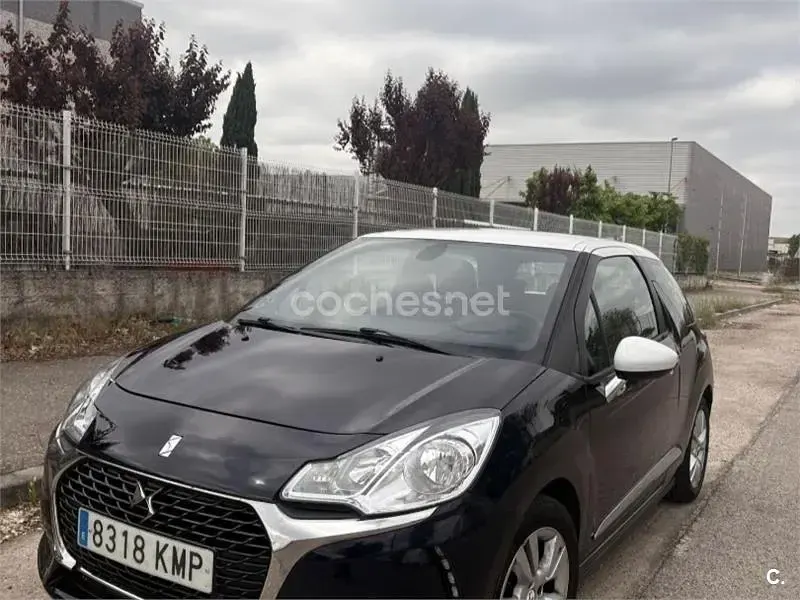 Usado DS Automobiles DS3 75 CV (55 kW) 2018 Negro Berlina