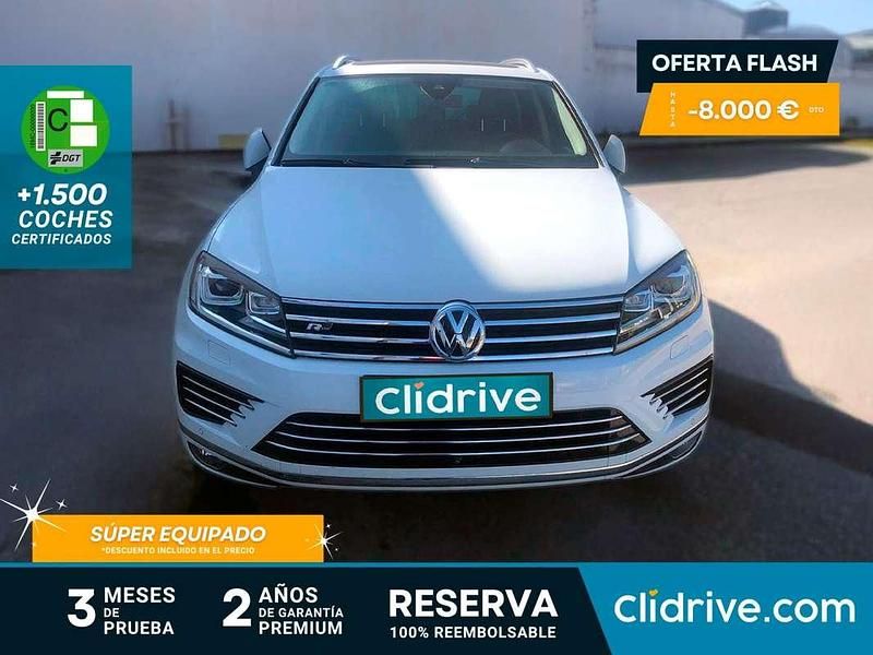 Blanco Usado 2015 VW Touareg R-line SUV | 20.290 € (Precio justo) - Imagen 1/3