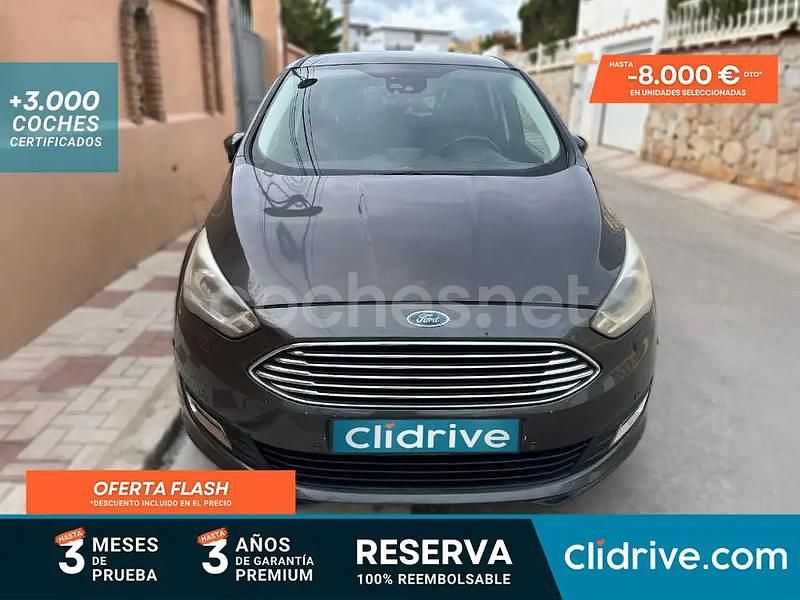 Gris / plata Usado 2017 Ford C-MAX Titanium Monovolumen | 9490 € (Buen precio) - Imagen 1/3