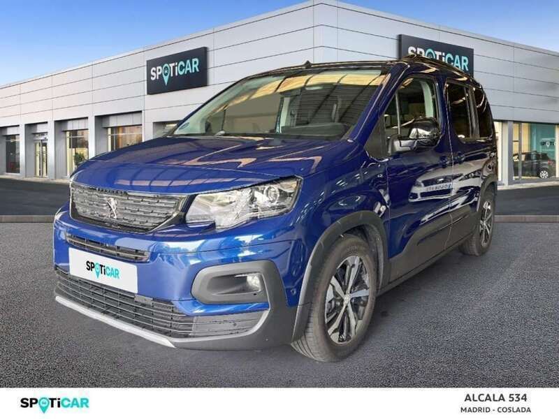 Azul Usado 2023 Peugeot e-Rifter GT Monovolumen | 28.990 € (Un poco caro) - Imagen 1/4