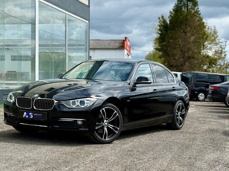 Usado BMW 320 Efficient Dynamics 163 CV (119 kW) 2015 Negro Berlina