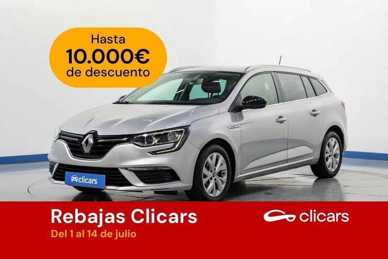 Gris Usado 2020 Renault Mégane GrandTour LIMITED Familiar | 13.190 € (Precio justo) - Imagen 1/4