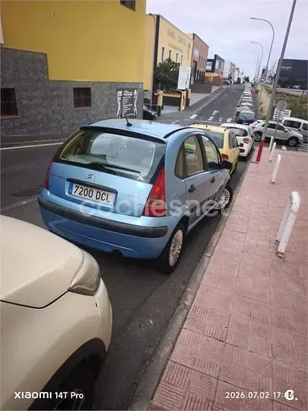 Usado Citroën C3 75 CV (55 kW) 2004 Azul Berlina