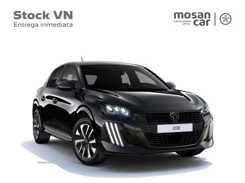 Negro Nuevo 2025 Peugeot 208 Style Utilitario | 21.700 € (Caro) - Imagen 1/4
