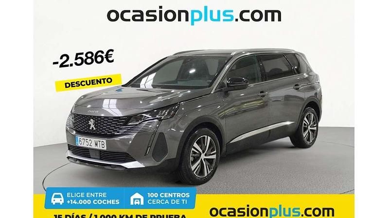 Plateado Usado 2024 Peugeot 5008 Allure Monovolumen | 25.273 € (Buen precio) - Imagen 1/4