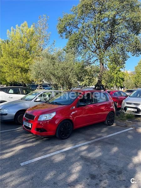 Usado Chevrolet Aveo LS 94 CV (69 kW) 2009 Rojo Berlina