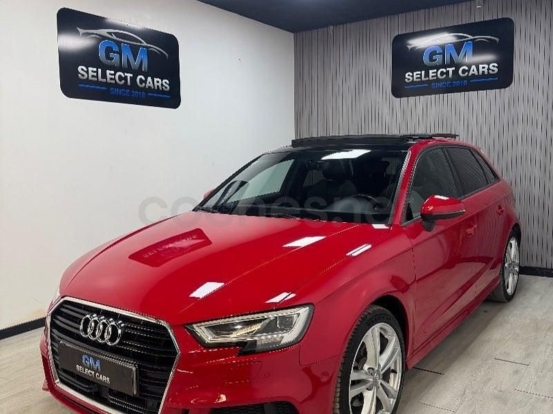 Usado Audi A3 S-Line 131 CV (96 kW) 2020 Rojo Berlina