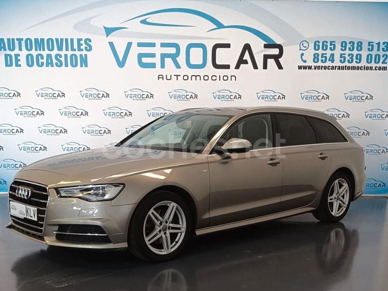 Beige Usado 2018 Audi A6 S-Line Familiar | 22.900 € (Un poco caro) - Imagen 1/4