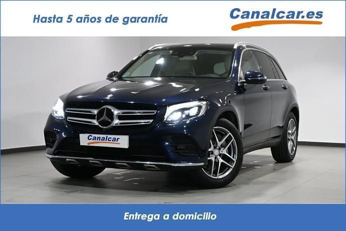 Azul Usado 2016 Mercedes GLC250 SUV | 21.795 € (Precio justo) - Imagen 1/4