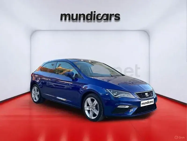 Usado Seat Leon FR 150 CV (110 kW) 2018 Azul Berlina