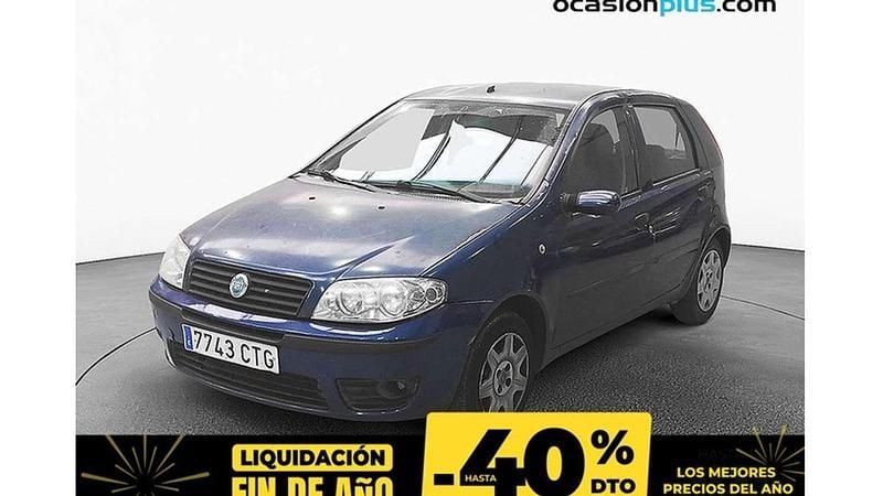 Azul Usado 2004 Fiat Punto Active Utilitario | 1900 € (Buen precio) - Imagen 1/4