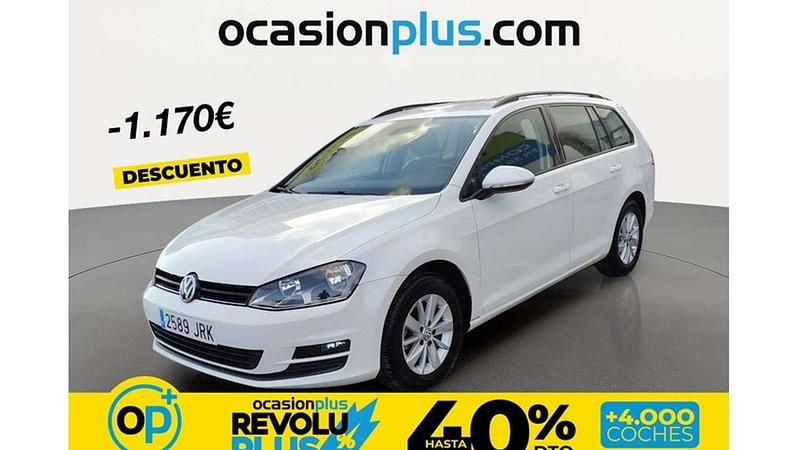 Usado VW Golf VII Business 110 CV (80 kW) 2016 Blanco Familiar