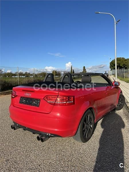 Usado Audi A3 Cabriolet Ambition 125 CV (91 kW) 2011 Rojo Descapotable