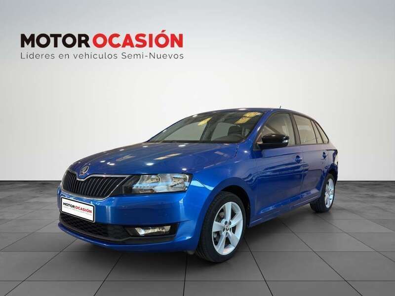 Azul Usado 2017 Skoda Rapid Ambition Utilitario | 9450 € (Precio justo) - Imagen 1/4