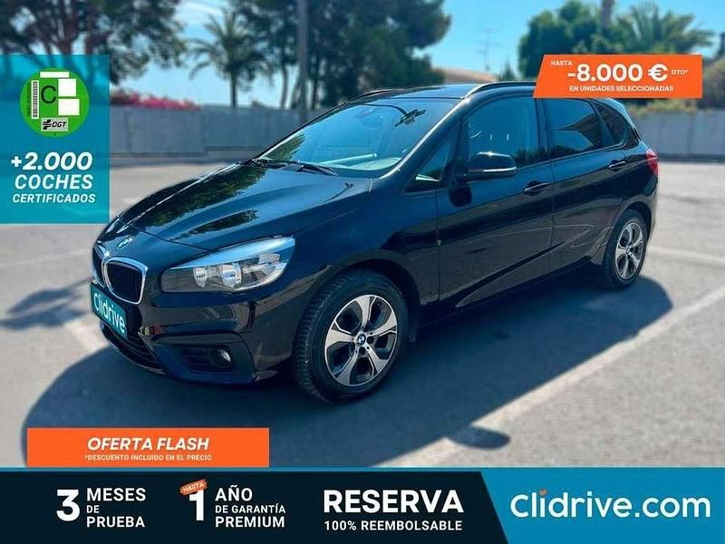 Negro Usado 2015 BMW 216 Monovolumen | 11.590 € - Imagen 1/4