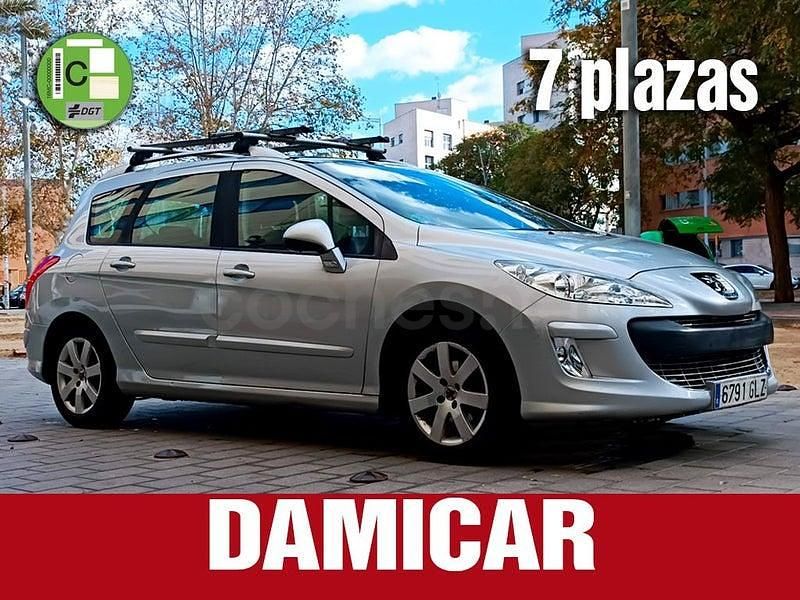 Usado Peugeot 308 SW 120 CV (88 kW) 2009 Gris / plata Familiar