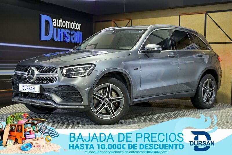 Gris Usado 2021 Mercedes GLC300e SUV | 36.990 € (Precio justo) - Imagen 1/4