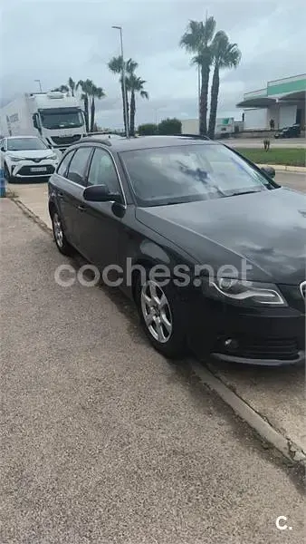 Usado Audi A4 143 CV (105 kW) 2009 Negro Familiar