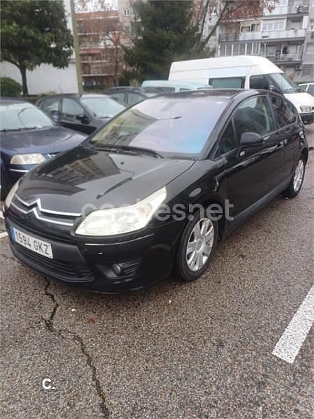 Usado Citroën C4 120 CV (88 kW) 2008 Negro Berlina
