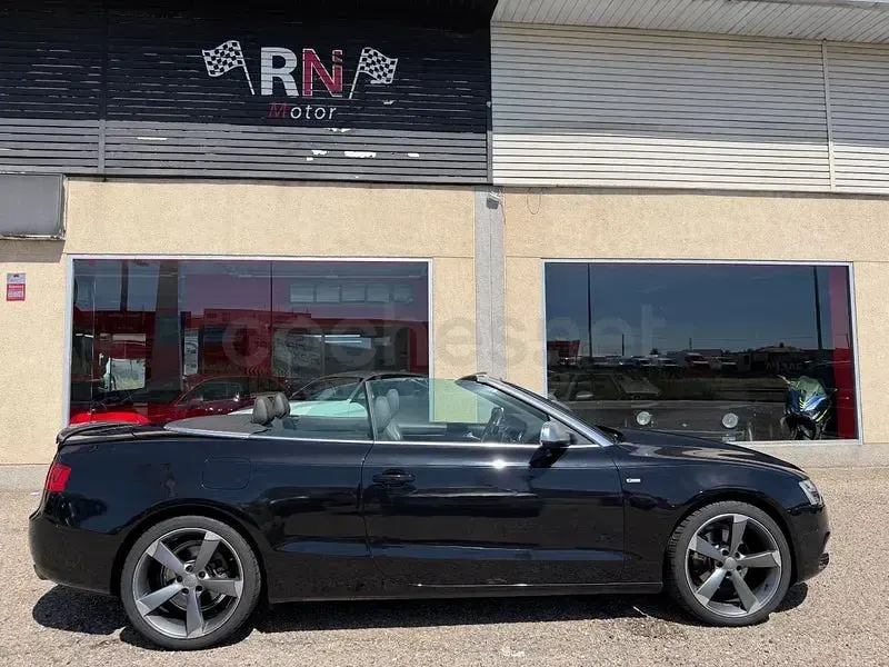 Usado Audi A5 Cabriolet S-Line 170 CV (125 kW) 2014 Negro Descapotable