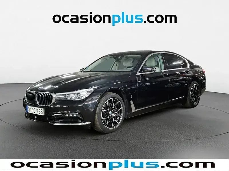 Negro Usado 2018 BMW 740 iPerformance Berlina | 42.637 € (Buen precio) - Imagen 1/4