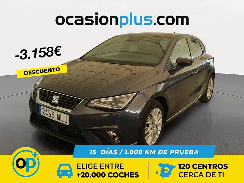 Usado Seat Ibiza FR 110 CV (80 kW) 2023 Gris Berlina