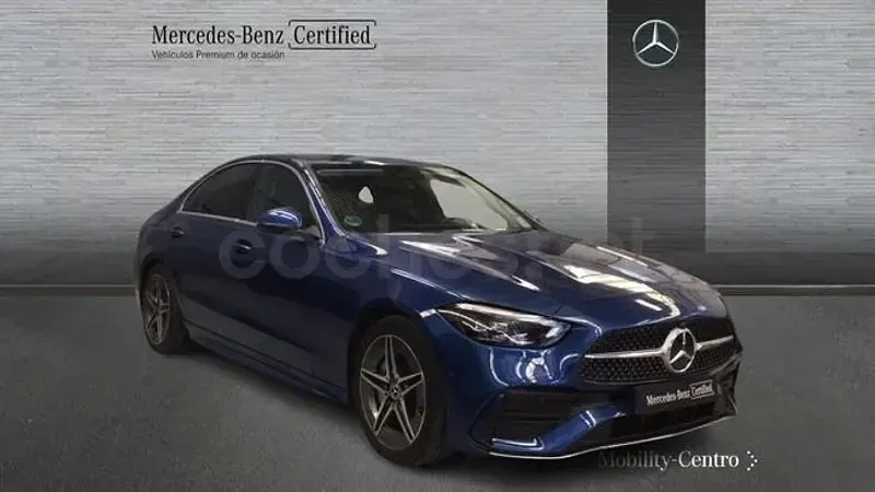 Usado Mercedes C200 204 CV (150 kW) 2021 Azul Berlina