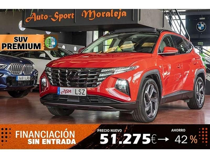 Rojo Usado 2021 Hyundai Tucson Style SUV | 26.900 € (Un poco caro) - Imagen 1/4