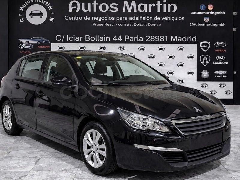 Usado Peugeot 308 Active 130 CV (95 kW) 2015 Negro Berlina