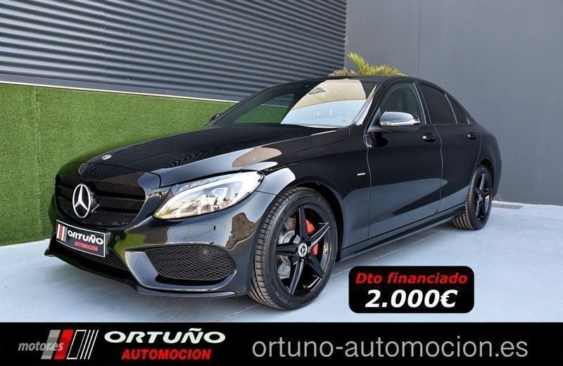 Negro Usado 2018 Mercedes C200 AMG Berlina | 26.890 € - Imagen 1/4