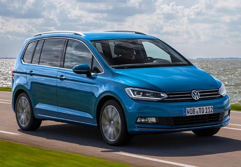 Usado VW Touran Advance 150 CV (110 kW) 2021 Azul Monovolumen