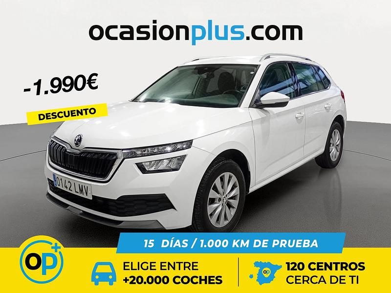 Blanco Usado 2021 Skoda Kamiq Ambition SUV | 14.850 € (Precio justo) - Imagen 1/4