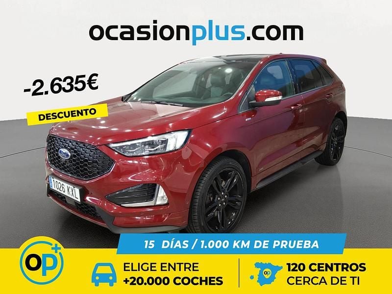 Rojo Usado 2019 Ford Edge ST-Line SUV | 28.990 € (Precio justo) - Imagen 1/4