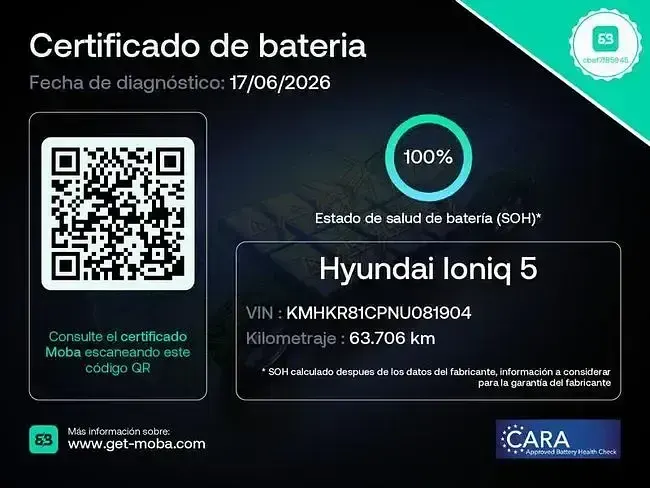 Usado Hyundai Ioniq 5 239 kW (325 CV) 2022 Gris SUV
