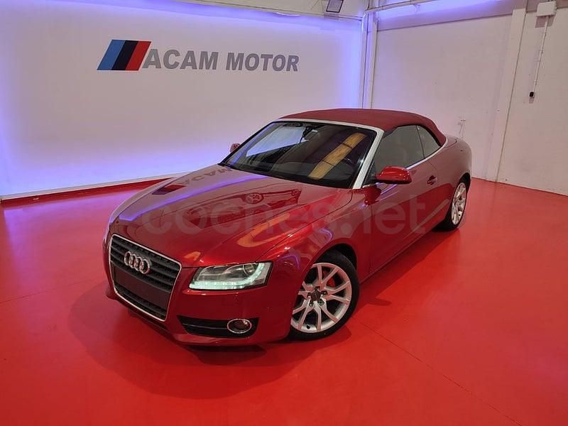 Usado Audi A5 Cabriolet Premium 190 CV (139 kW) 2009 Granate Descapotable