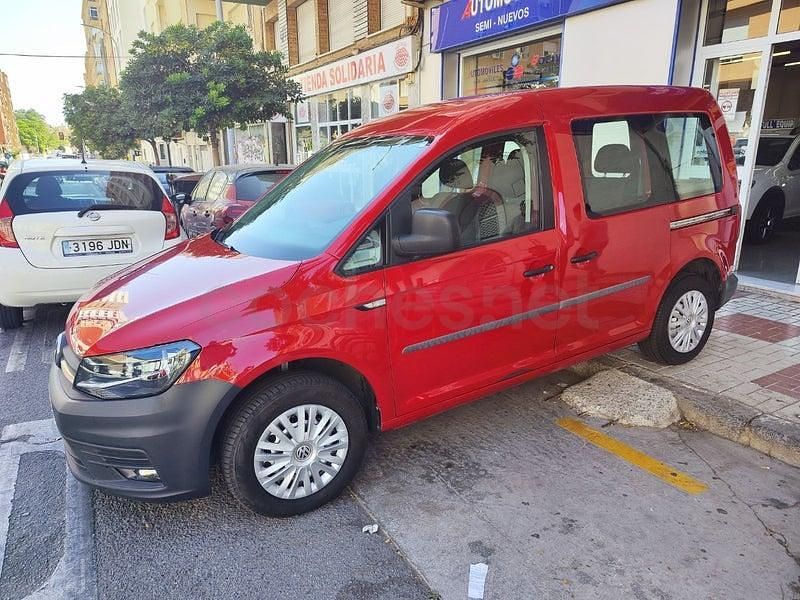 Usado VW Caddy Edition 102 CV (75 kW) 2020 Granate Monovolumen