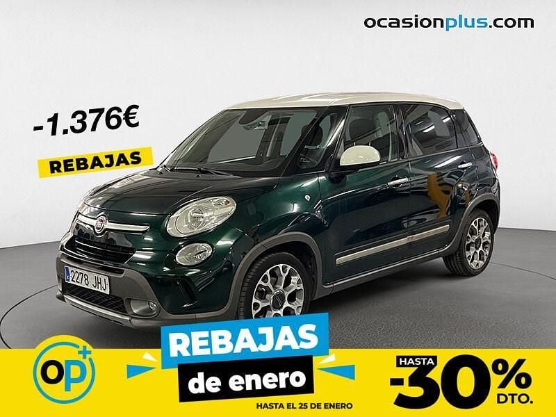 Verde Usado 2015 Fiat 500L Trekking Monovolumen | 9690 € (Precio justo) - Imagen 1/4
