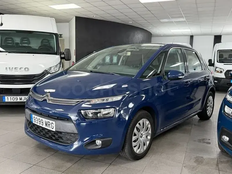 Usado Citroën C4 Picasso Feel 120 CV (88 kW) 2018 Azul Monovolumen