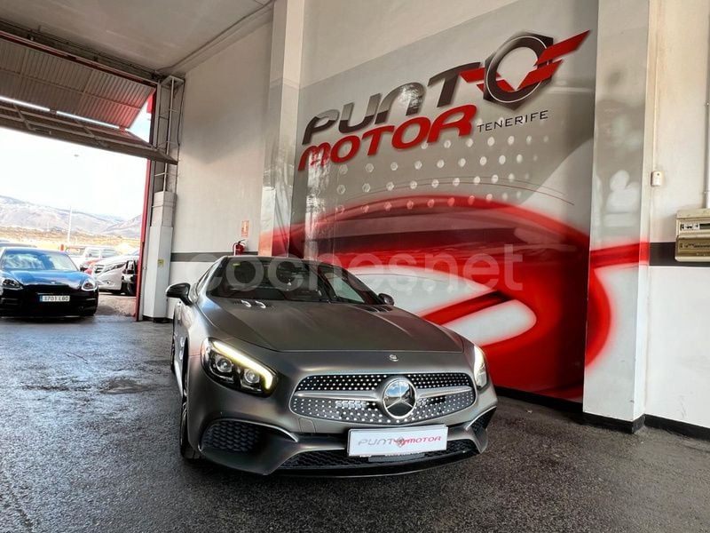 Gris / plata Usado 2017 Mercedes SL400 Descapotable | 57.990 € - Imagen 1/4