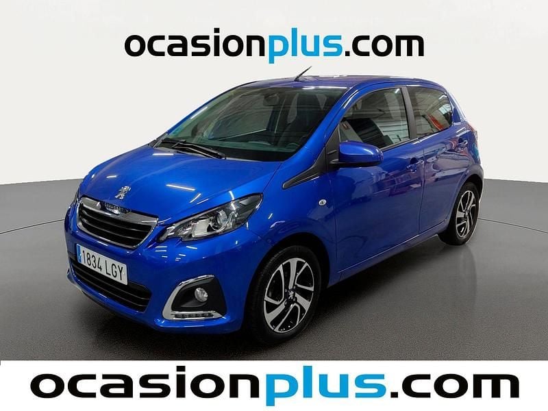 Azul Usado 2020 Peugeot 108 Allure Utilitario | 10.455 € (Precio justo) - Imagen 1/4