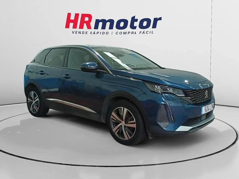 Azul Usado 2021 Peugeot 3008 Allure SUV | 15.590 € (Precio justo) - Imagen 1/4