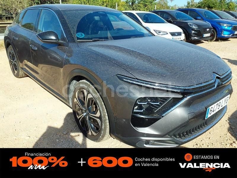 Gris / plata Usado 2022 Citroën C5 X PureTech Berlina | 18.850 € (Buen precio) - Imagen 1/4