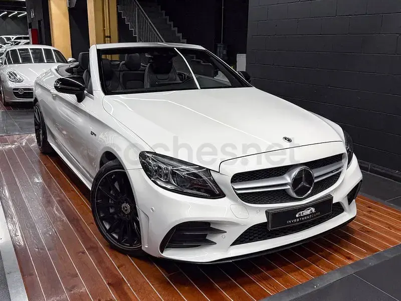 Usado Mercedes C43 AMG 390 CV (286 kW) 2018 Blanco Descapotable