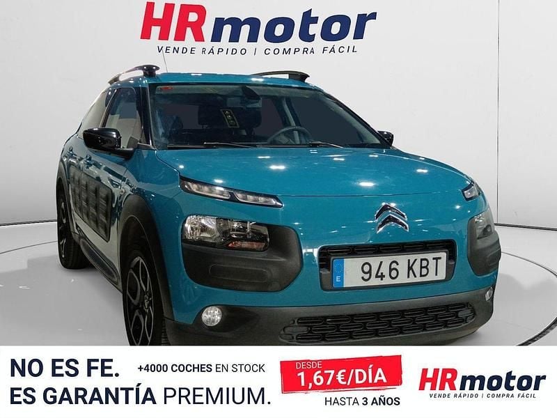 Usado Citroën C4 Cactus Feel 110 CV (80 kW) 2017 Azul Utilitario