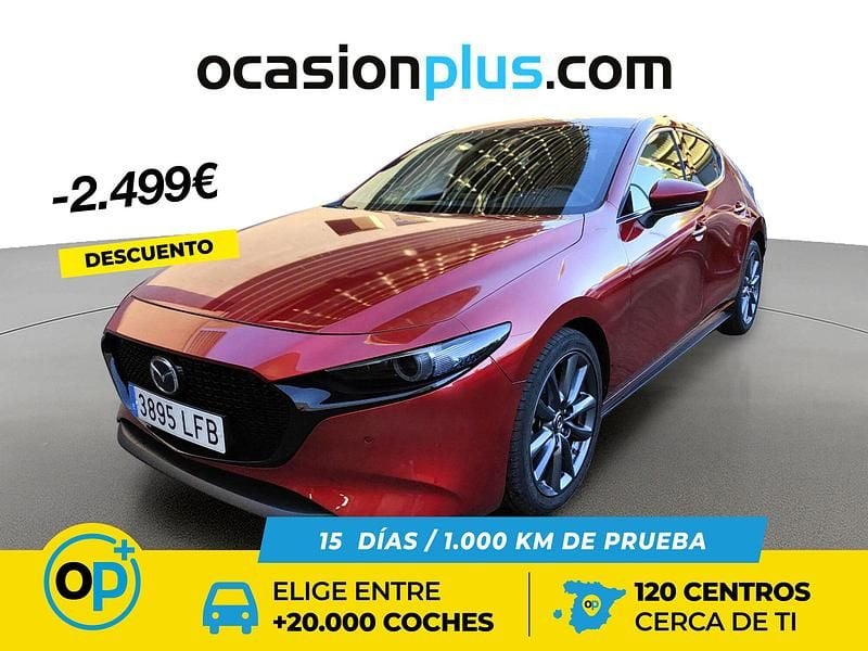 Rojo Usado 2020 Mazda 3 Berlina | 20.890 € (Precio justo) - Imagen 1/4