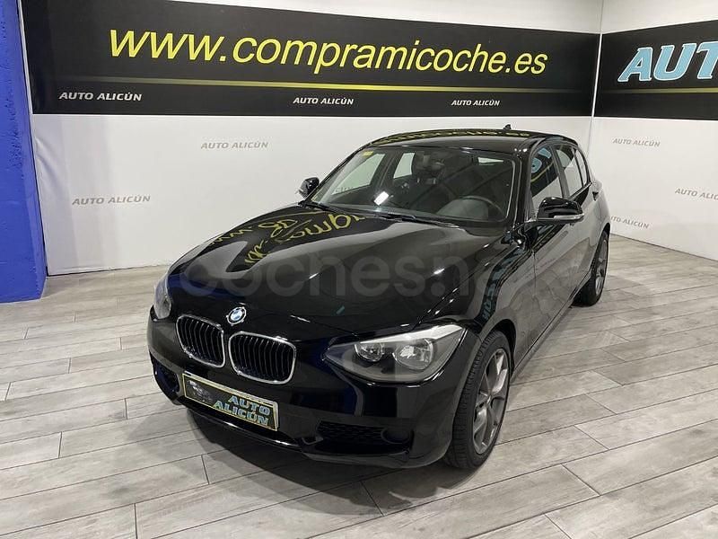 Usado BMW 114 95 CV (69 kW) 2015 Negro Utilitario