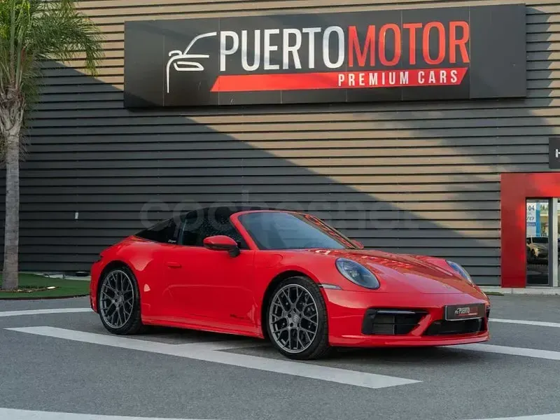 Usado Porsche 911 Targa 4S 450 CV (330 kW) 2022 Rojo Descapotable