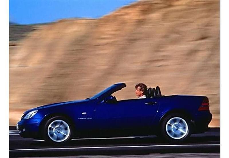 Usado Mercedes SLK200 136 CV (100 kW) 1997 Gris Descapotable