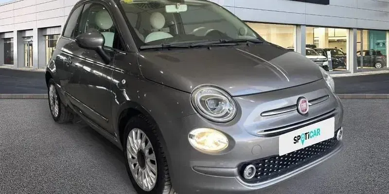 Usado Fiat 500 Lounge 69 CV (50 kW) 2019 Gris Utilitario