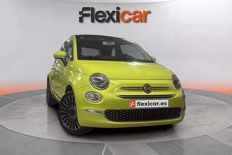Verde Usado 2016 Fiat 500 Lounge Descapotable | 9790 € (Precio justo) - Imagen 1/4